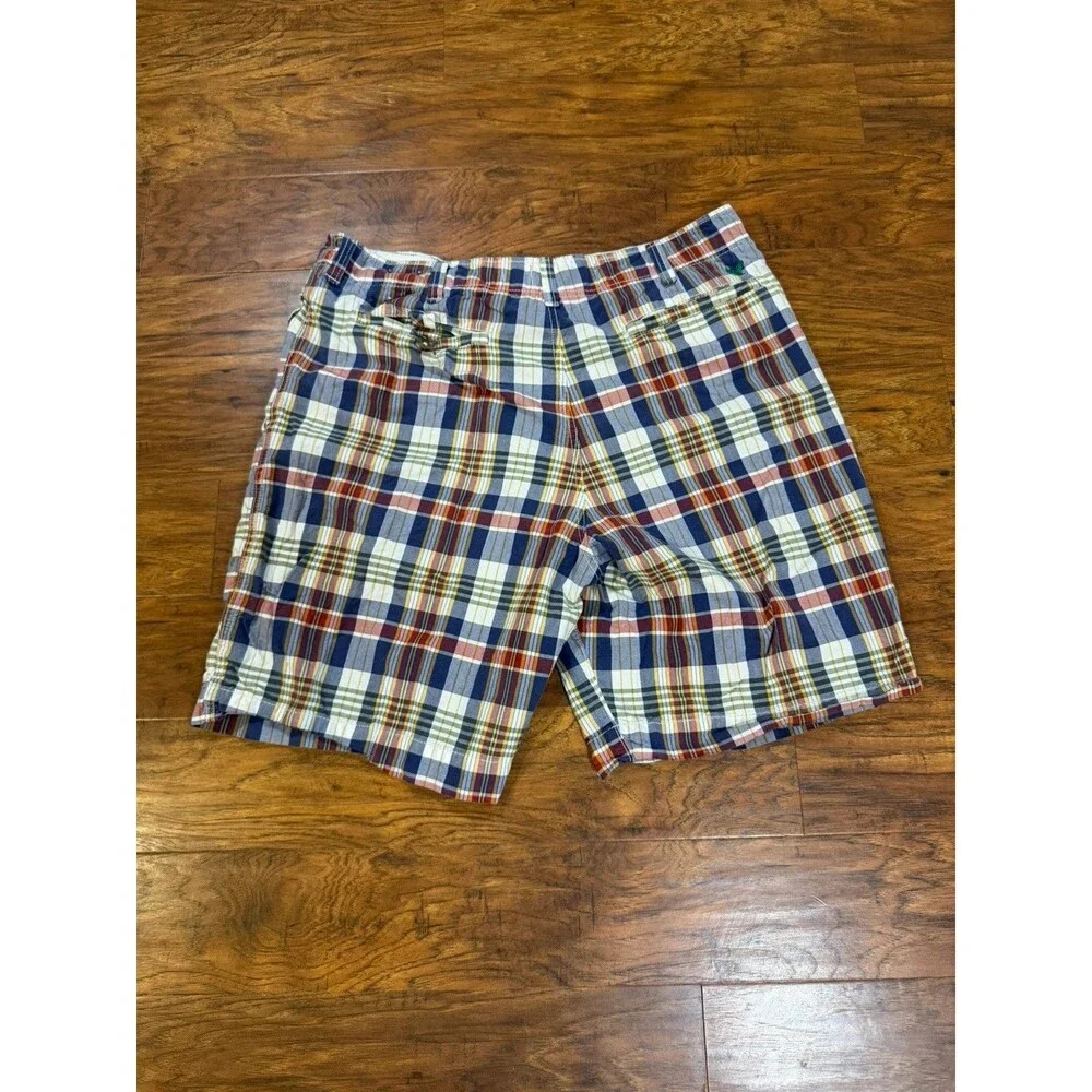 American Eagle Mens 36 Shorts Multicolor Plaid Cotton